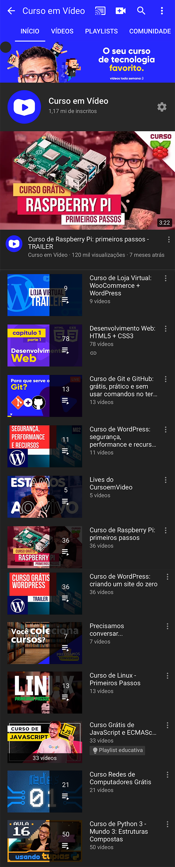 rede social do youtube